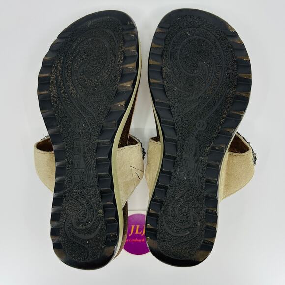 Dansko Women's Pamela Beaded Leather Thong Sandals 1555201600 Size 37/ 6.5-7 US - Picture 10 of 12